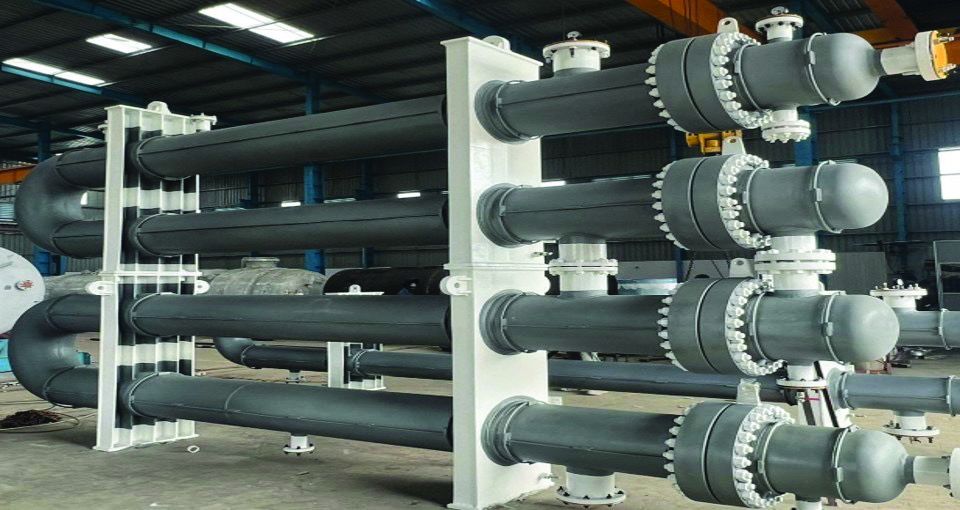 Stacked hairpin exchangers fabricated by United Cooling Systems
